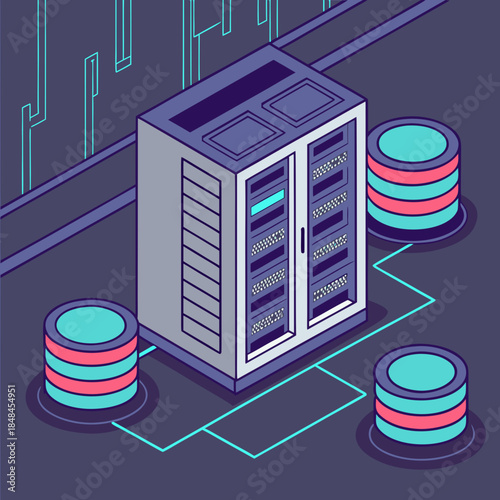 Futuristic data storage server with floating disk drives