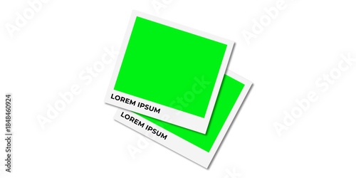 Modern Photo Frame Mockup with Green Screen Background for Photography Portfolio or wedding