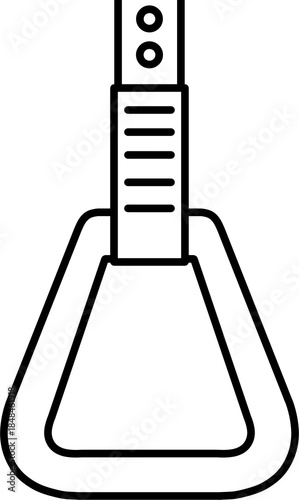 버스손잡이 흑백
