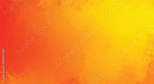 A vibrant watercolor texture blending shades of orange and yellow hues.