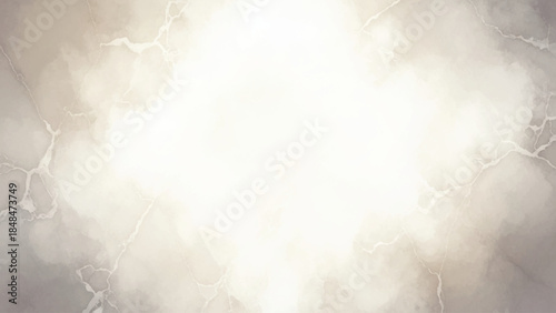 Abstract beige background with cracked texture and a bright center glow