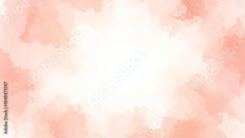 Soft watercolor wash in shades of peach and cream, creating a gentle glow