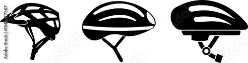A Bicycle Helmet Safety Icon
