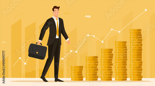 businessman concept, Profit