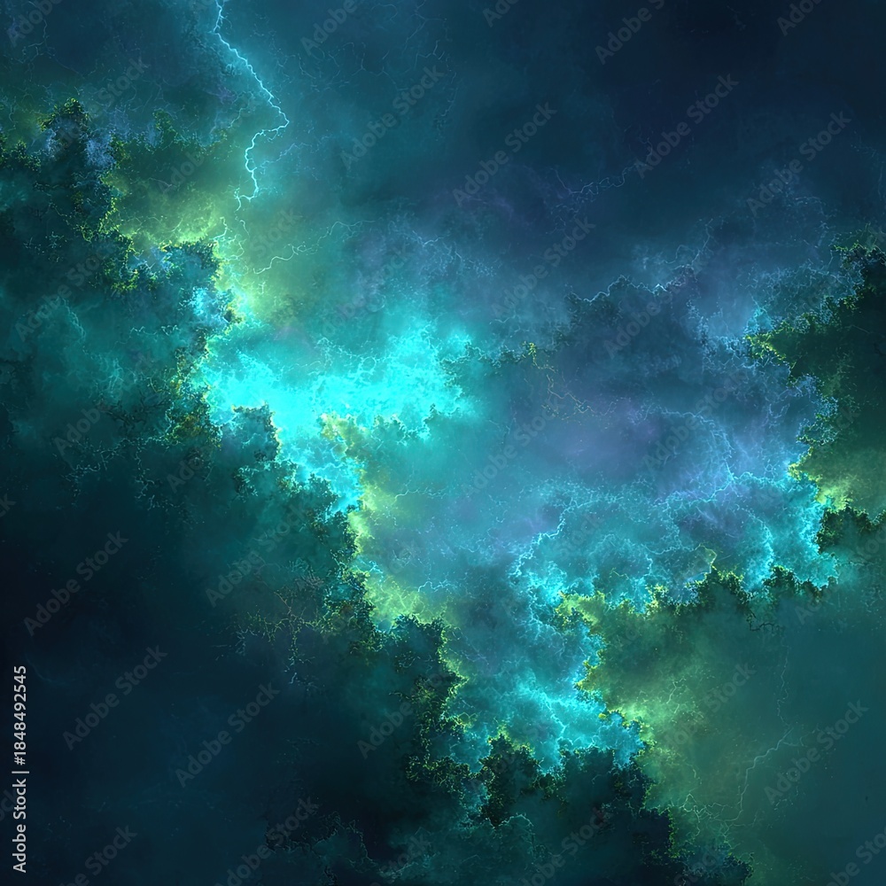 Fototapeta premium Abstract Colorful Nebula Space Background