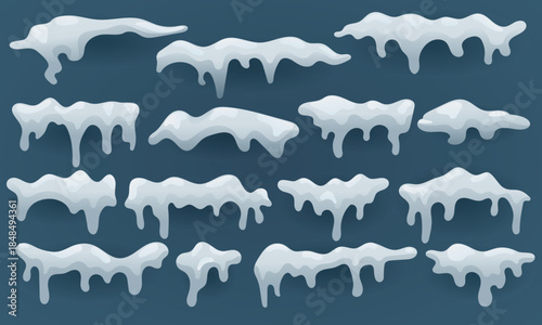 Melting Snow and Glacial Ice Caps Collection