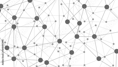 Abstract plexus background with connecting dots and lines. Global network connection