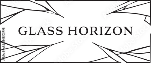 Glass horizon corner frame