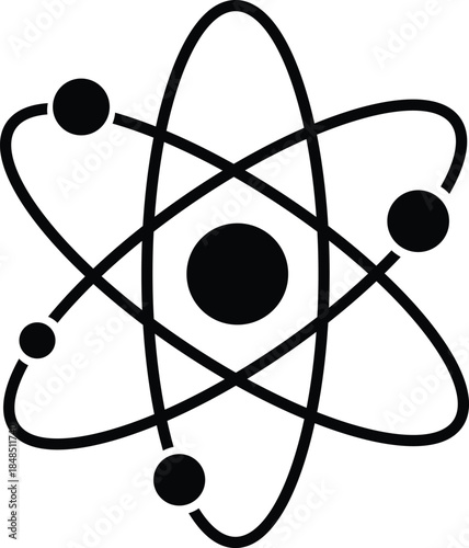 Electron Structure of  Nucleus Atom , Technology, Physics, Molecule.