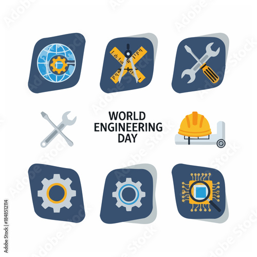 World Engineering Day Icons and Symbols (1)