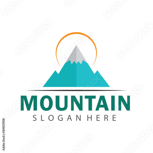 Professional Mountain Logo Vector Icon For Travel Adventure And Outdoor Industry Branding