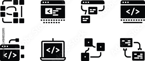 Collection of Representing Software Development and Data Flow