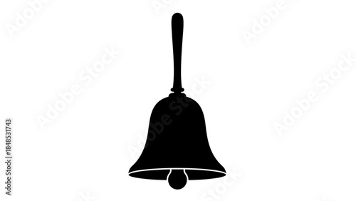 bell on white background