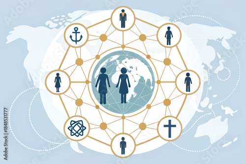 Global Diversity and Interconnected Cultures ? Network of Unity Around the World.eps