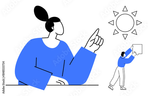 Teamwork concept. Teamwork driving innovation, creativity, and problem-solving. Teamwork promoting collaboration and fresh ideas. Perfect for business, leadership, education, motivation