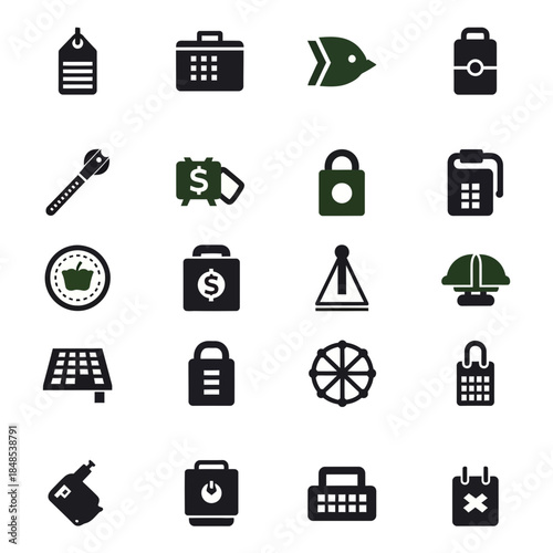 Collection of diverse business and lifestyle icons for modern projects, offering visual clarity and professional appeal for any design need.