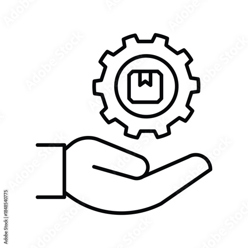 Specialization icon with white background vector stock illustration