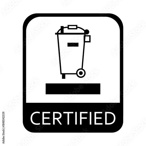 WEEE CERTIFIED VECTOR SIGN
