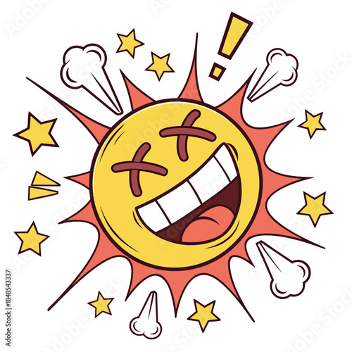 Crazy Emoji Explosion Face 