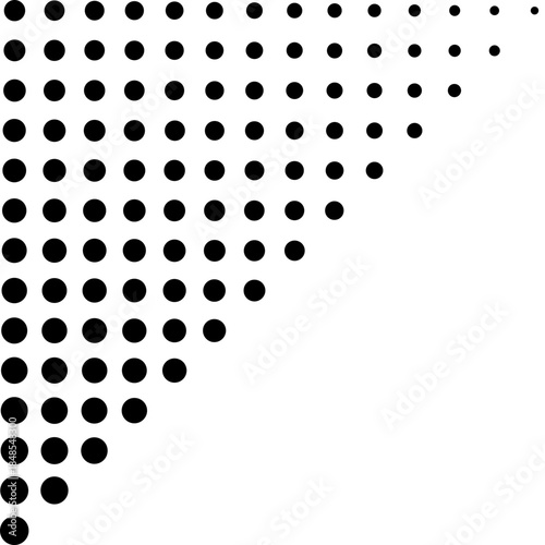 Flat Dot Corner Decoration 