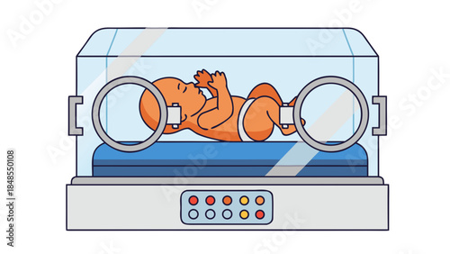 vector illustration of an electric stove