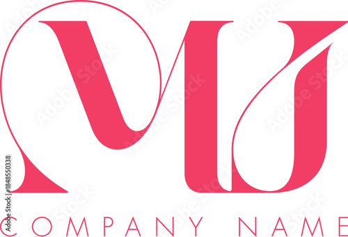 Creative Abstract Initial Letter MJ Logo Design.