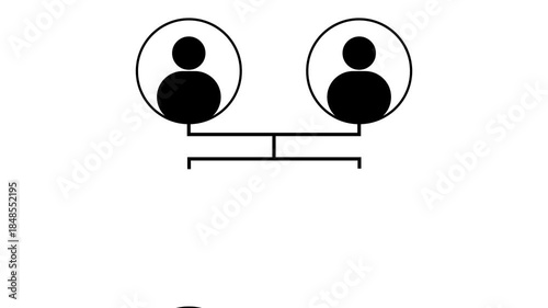 family tree chart of life relationship scheme illustration