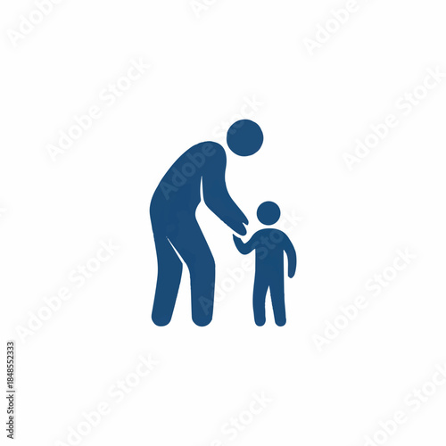 An adult guiding a child, symbolizing mentorship and intergenerational connection