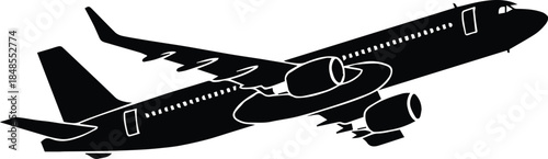 airplane vector graphic airline icon for flight and travel use