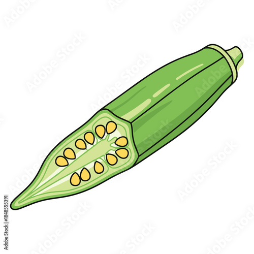 flat vector illustration of chocolate chip bread slice