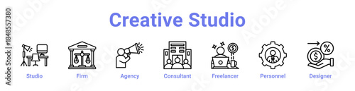 Creative Studio Icon Banner