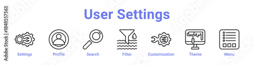 User Settings Icon Banner