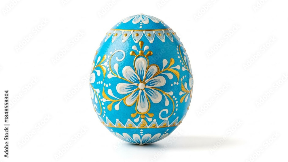 Fototapeta premium easter egg isolated on white