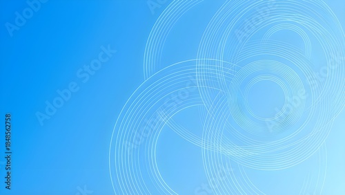 Abstract blue background featuring a vector design of artistic light waves and technology lines with a spiral pattern curve and ripple texture