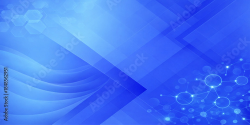 Abstract blue background with bubbles and flowing waves featuring a smooth gradient design, futuristic motion lines, and a light curve pattern for a vibrant vector art wallpaper texture