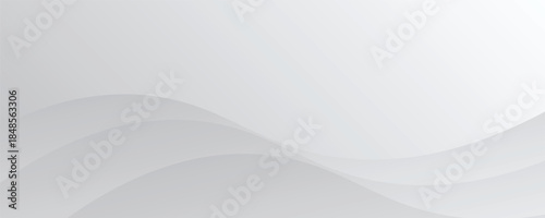 Abstract minimalist background featuring overlapping curves and circular shapes in varying shades of gray, creating a subtle gradient and subtle depth. abstract decoration