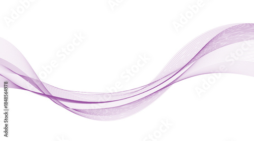 Abstract wavy lines illustration