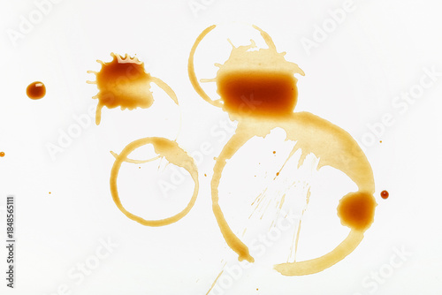 Coffee stains and rings on ...