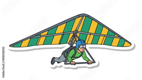 vector illustration of a jumping man