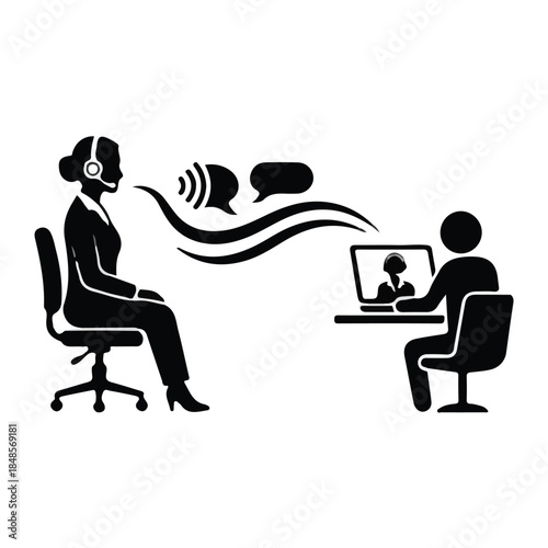 Online Virtual Therapy Session Icon