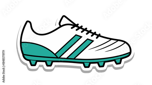 ice skates on white background