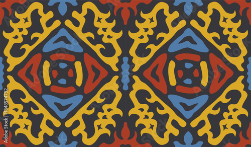 Korean dancheong pattern wi...