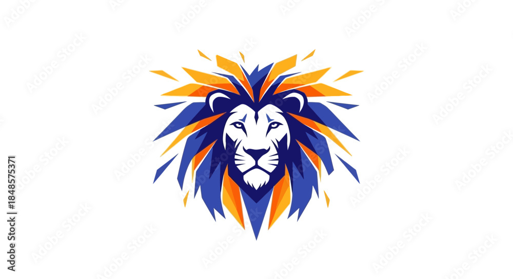 Obraz premium Lion head with transparent background