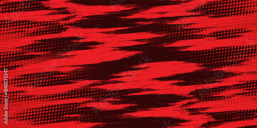 black red dragon decal brush fire volcano lava sakura Asia Japan anime style illustration sporty background. modern