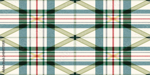A blue and red checkered fabric texture with a seamless plaid pattern suitable for tablecloths, blankets, and textile backgrounds