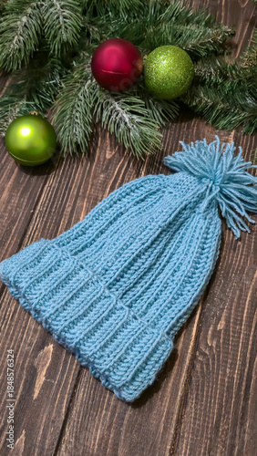 Knitting patterns and details for sweaters, hats, and other crocheted items.