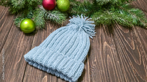 Knitting patterns and details for sweaters, hats, and other crocheted items.
