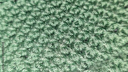 Knitting patterns and details for sweaters, hats, and other crocheted items.