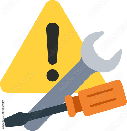 오류해결 고장 수리 공구 아이콘 