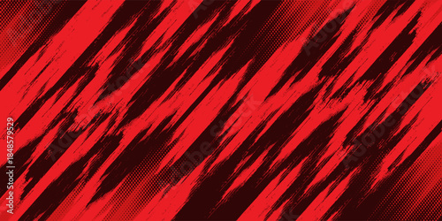 black red dragon decal brush fire volcano lava sakura Asia Japan anime style illustration sporty background. modern